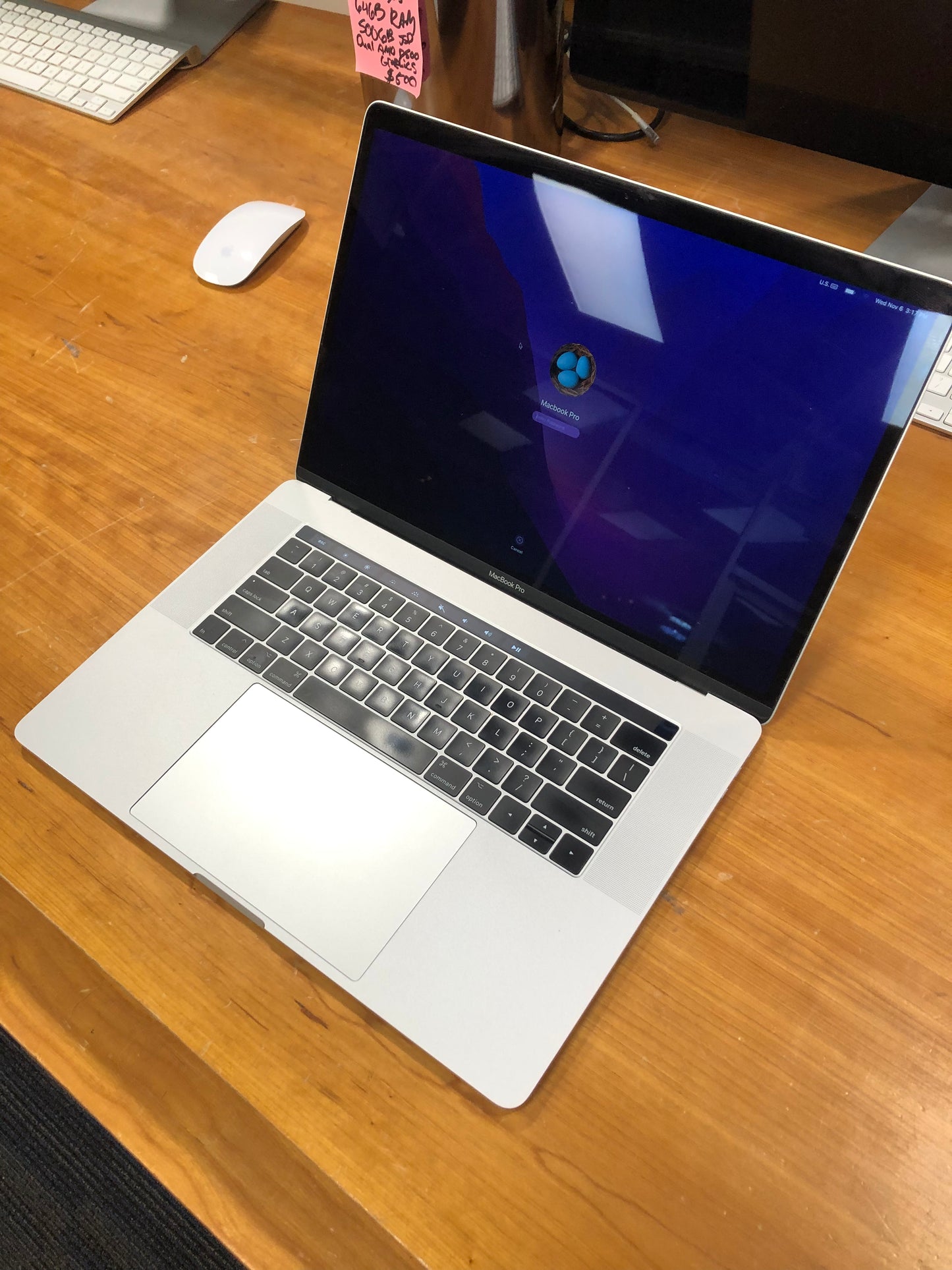 2017 MacBook Pro 15”, Core i7, 16 GB Ram, 250 GB SSD, Monterey 12.4