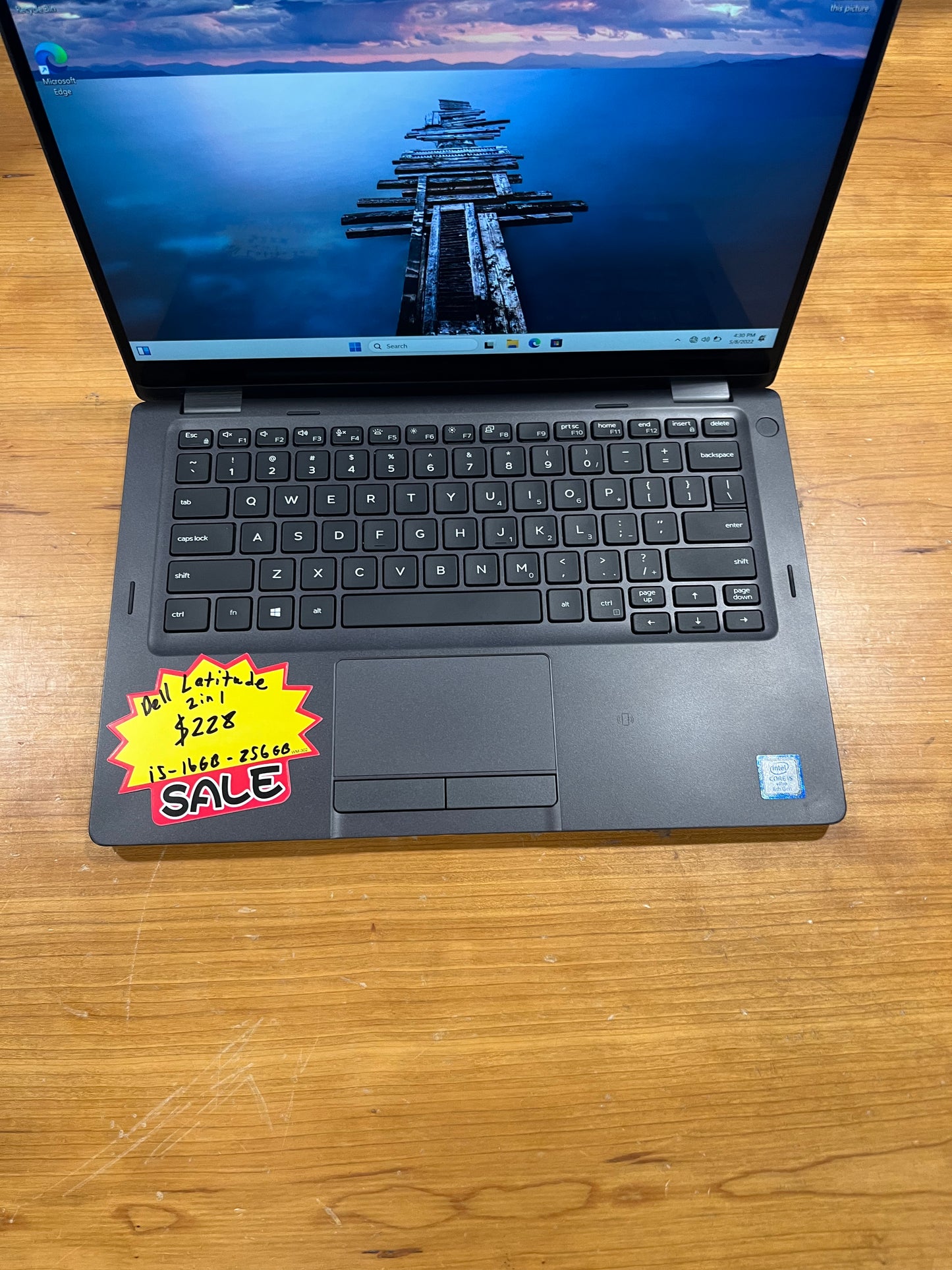 Dell Latitude 5300 2 in 1, Core i5 (8th Gen), 16 GB Ram, 256 GB SSD, Windows 11 Pro