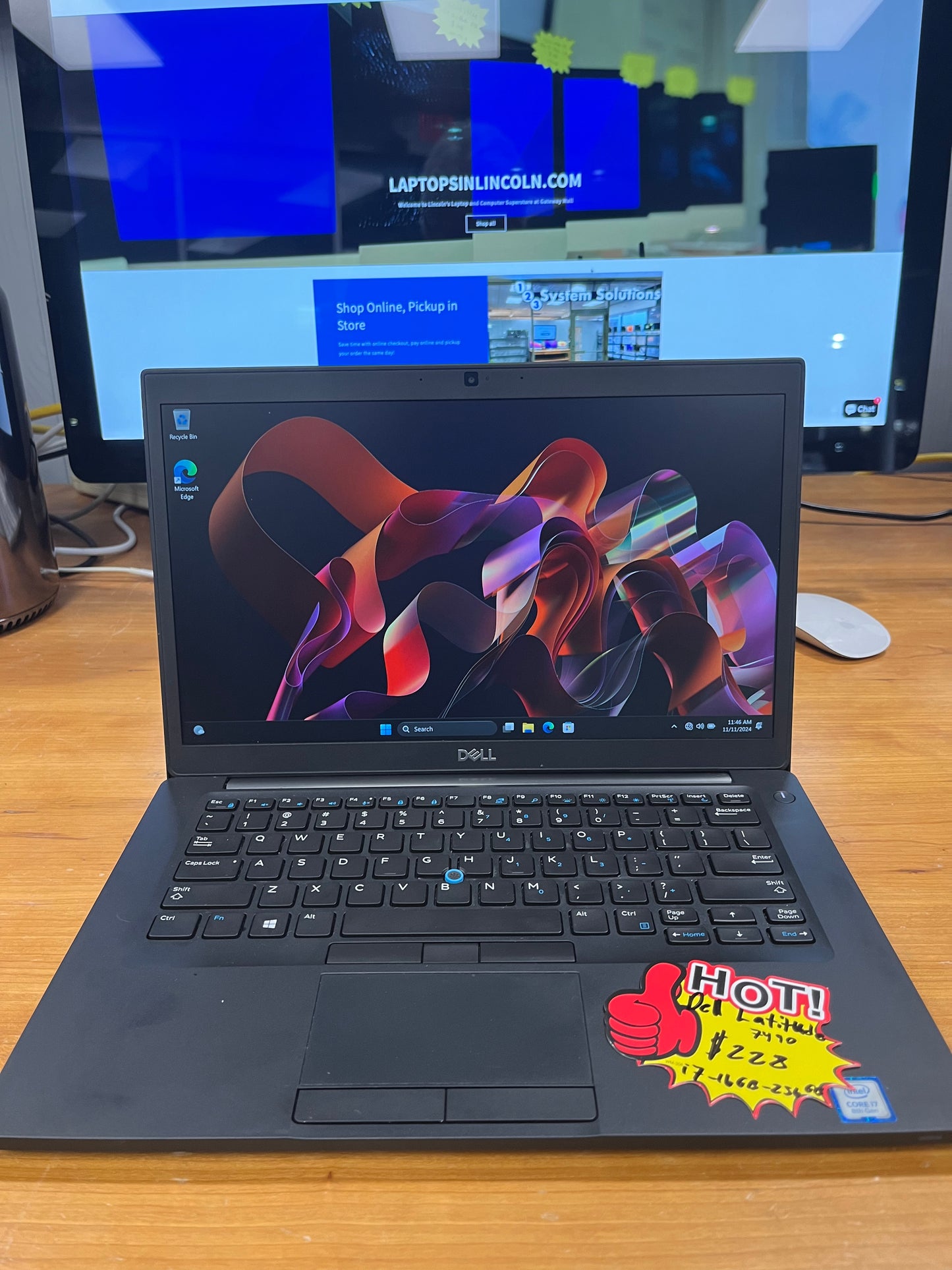 Dell Latitude 7490, Core i7, 16 GB Ram, 256 GB SSD, Windows 11 Pro