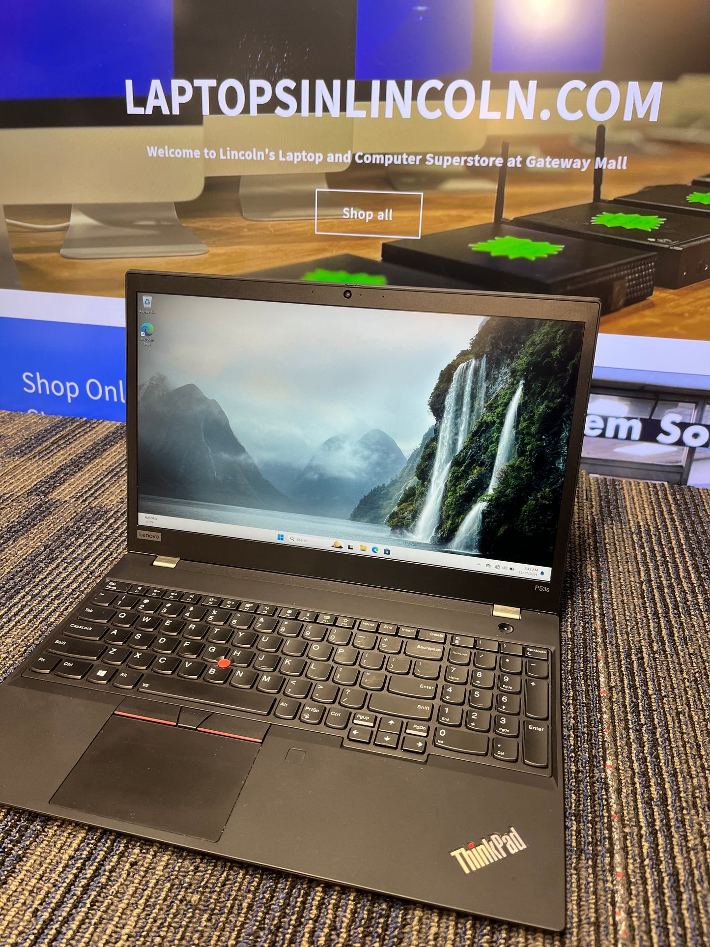 Lenovo P53s, Core i7 - 8565u, 16 GB Ram, 256 GB SSD, Windows 11 Pro