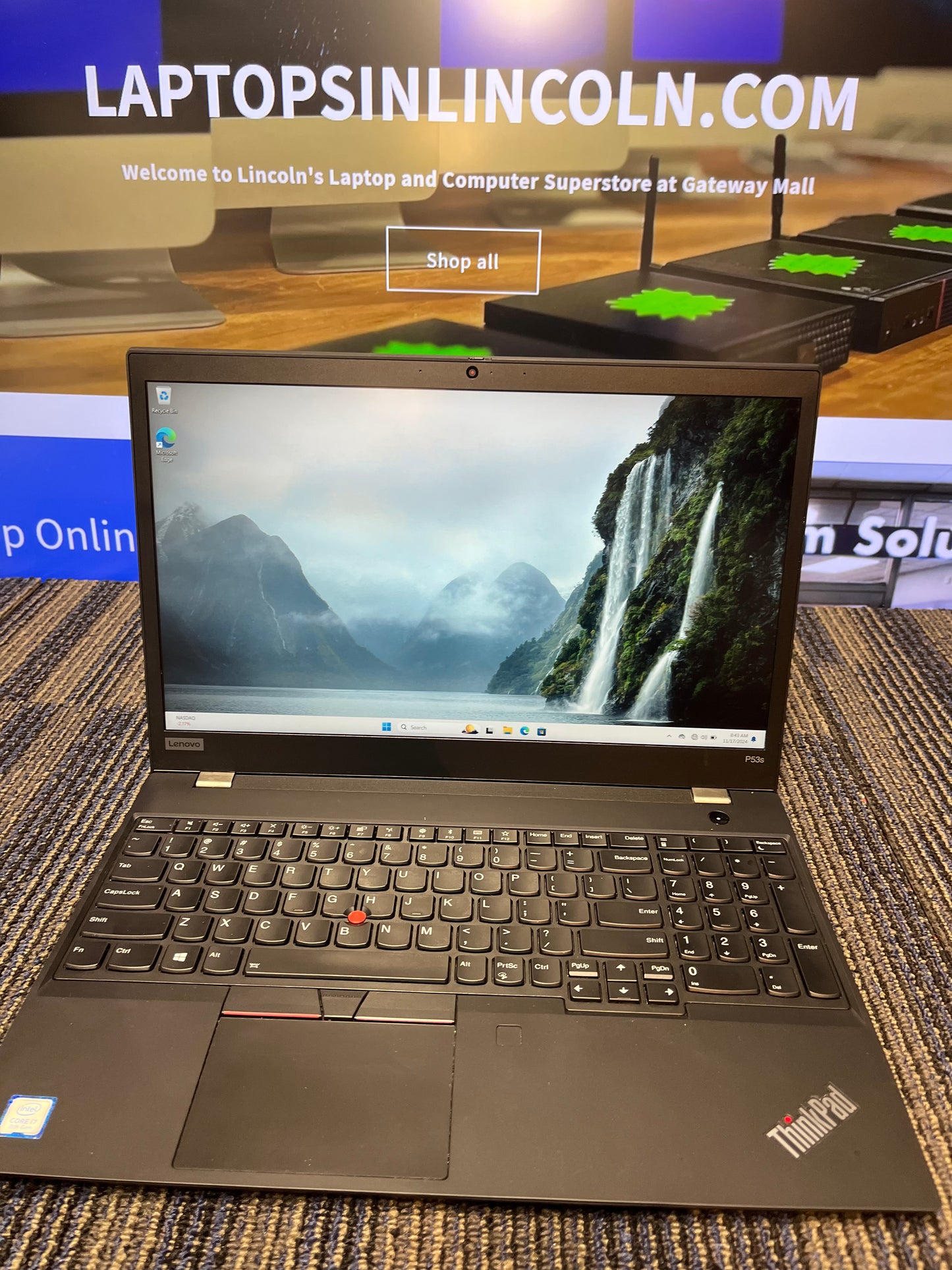 Lenovo P53s, Core i7 - 8565u, 16 GB Ram, 256 GB SSD, Windows 11 Pro