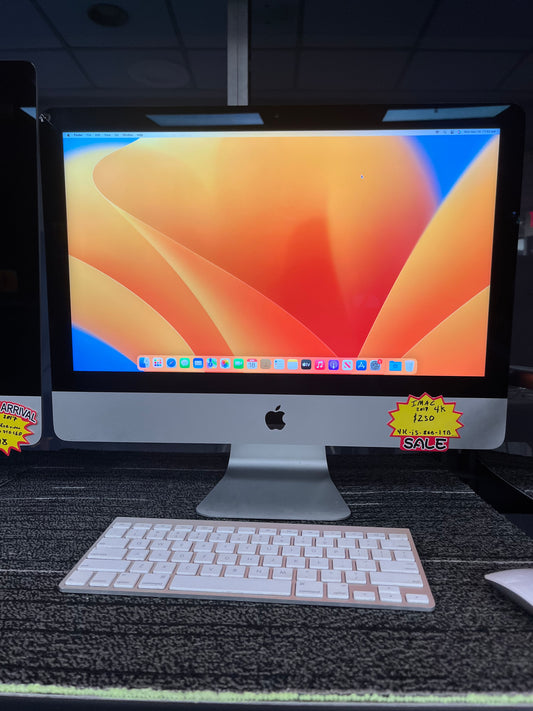 2017 iMac 21” Desktop, Core i5, 8 GB Ram, 1 TB Drive, Ventura 4K Retina