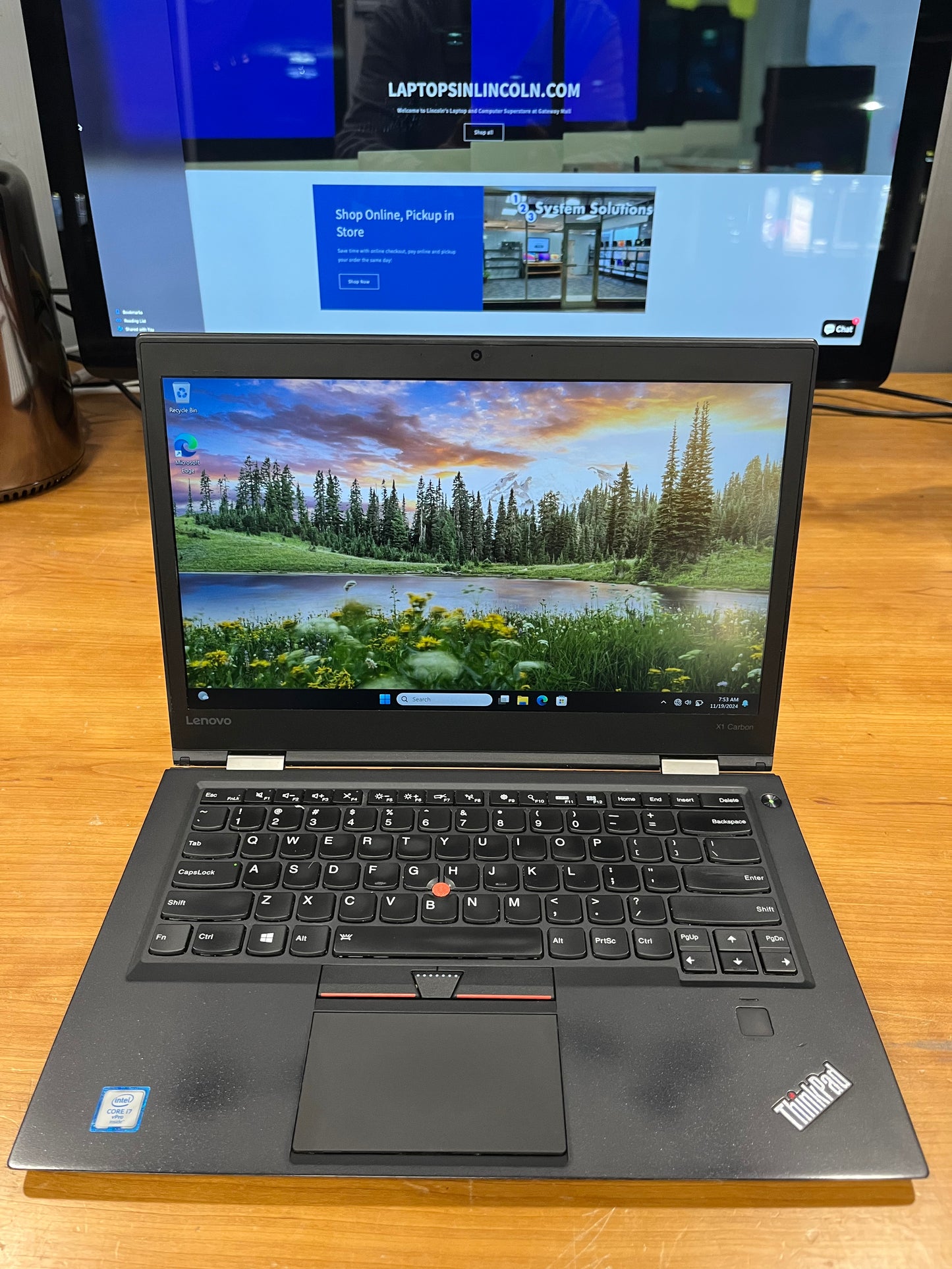 Lenovo ThinkPad X1 Carbon, Core i7, 8 GB Ram, 256 GB SSD, Windows 11 Pro